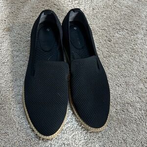 Black Slip-On Women's Loafers